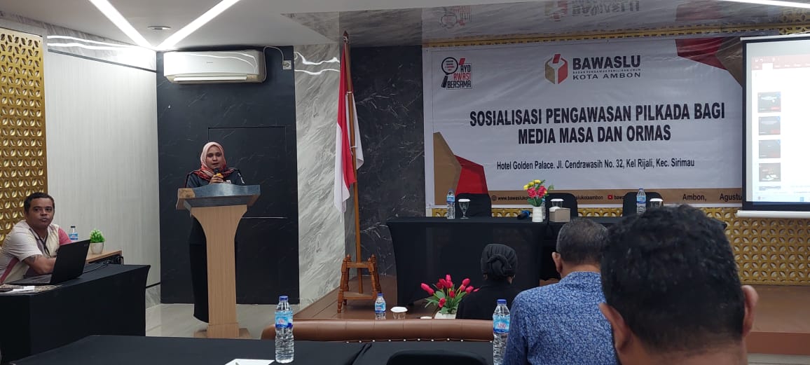 Badan Pengawas Pemilihan Umum (Bawaslu) Kota Ambon menggelar kegiatan sosialisasi pengawasan Pemilihan Kepala Daerah (Pilkada) Serentak tahun 2024 bersama para Jurnalis di Kota Ambon