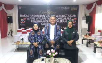 Bawaslu Awasi Pendaftaran Paslon Walikota- Wakil Walikota Ambon Hari Pertama